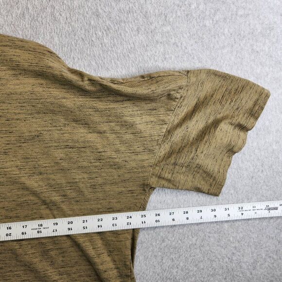 Ted Baker Top Womens 5 Green Heathered Hi Low Hem Side Slits Neutral Boho - Picture 7 of 14